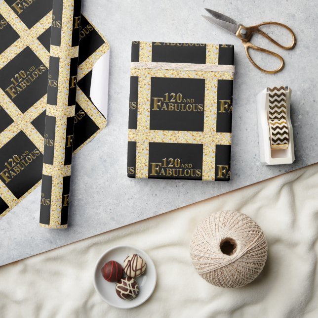 120 Födelsedag Presentpapper (Hantverk)