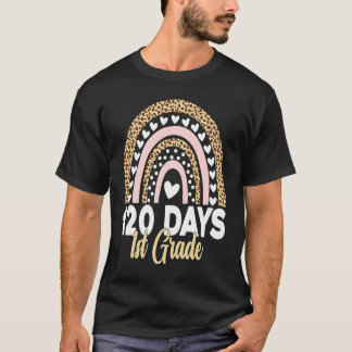 120th Day Of First Grade Teacher  120 Days Smarter T Shirt