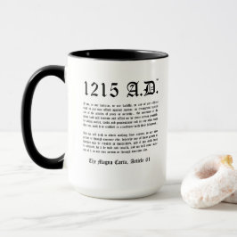1215 A.D.™ Magna Carta Artikel 61 Combo Mugg