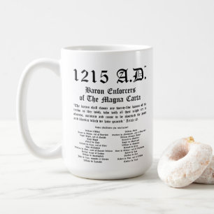 1215 A.D.™ Magna Carta Baron Enforcers Classic M Kaffemugg