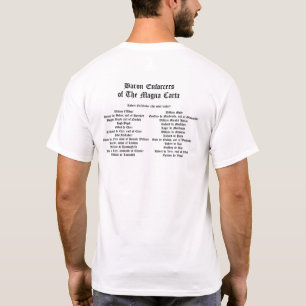 1215 A.D.™ Magna Carta Baron Enforcers T-Shirt
