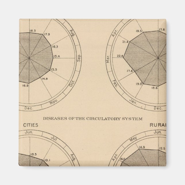 122 Dödssjukdomar nerv- och cirkulationssystem Magnet (Framsidan)