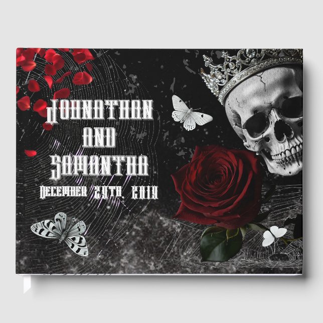 122 Page Bröllop Guestbook Haunting Adeline Zade M Gästböcker (Framsida)