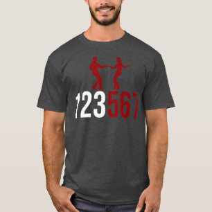 123 567 Salsa Älskare Latin Salsa Dance T Shirt