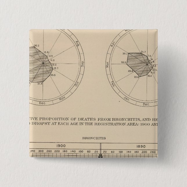 123 Dödssjukdomar Luftvägar, bronkit Knapp (Framsida)