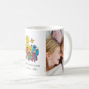 123 Sesame Street Bästa Mamma - Foto Kaffemugg
