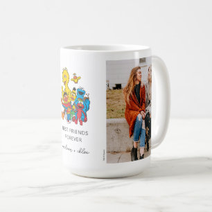 123 Sesame Street Bästa vänner - Foto Kaffemugg