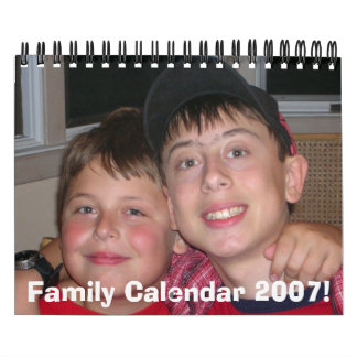 12406cd 001, familjkalender 2007! kalender