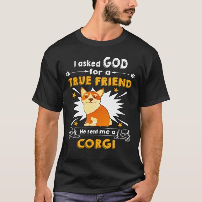 124 skickade han en Corgi till mig T Shirt (Framsida)