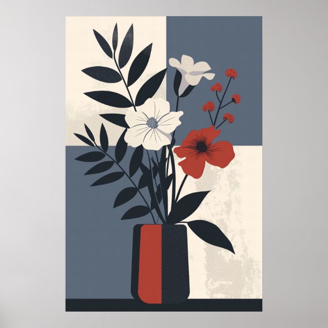 1273 Blommigt Poster (Framsidan)
