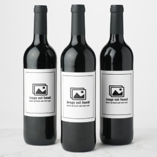 128 VINFLASKA ETIKETT