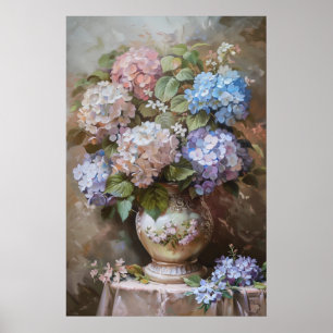 1297 Blommigt Poster