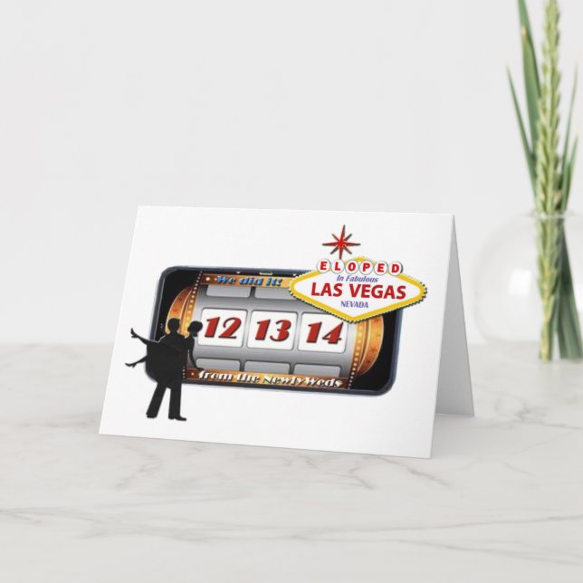 12.13.14 ELOPED i Fabulous Las Vegas Card Meddelande (Framsida)