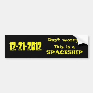 12-21-2012 Bumper Sticker Bildekal