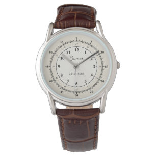 12 - 24 timmeutforskareklocka armbandsur