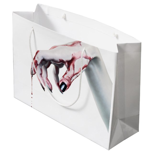 12,5lx4wx9h Large Gift Bag zombie Blodrupipi (Baksidan Vinklad)