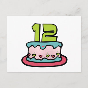 12 Ålderskaka Vykort