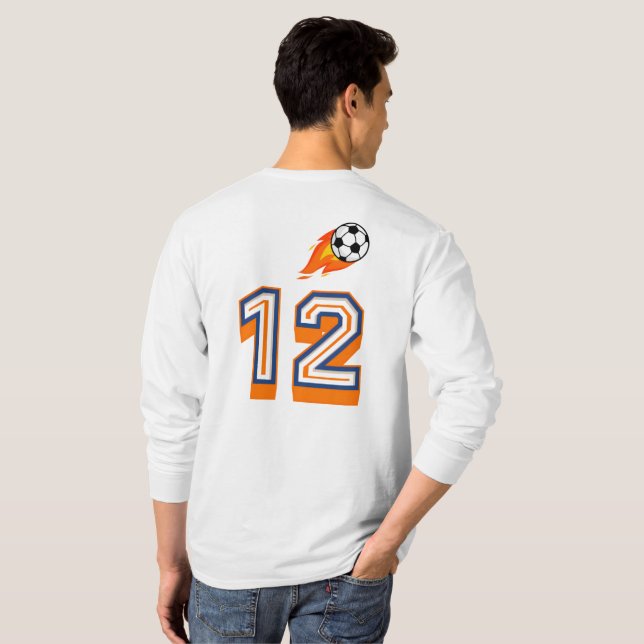 12 Amerikanska fotbollsarenor i Fläkt T Shirt (Hel baksida)