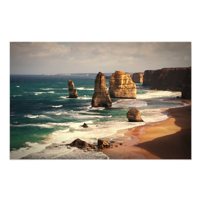 12 Apostles, Australien Fototryck (Framsidan)