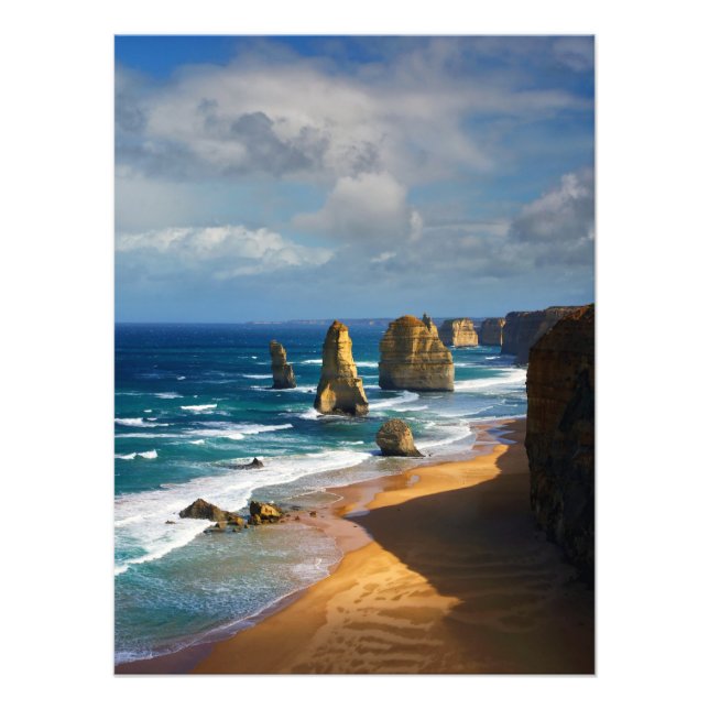 12 Apostles, Australien Fototryck (Framsidan)