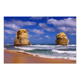 12 Apostles, Australien Fototryck