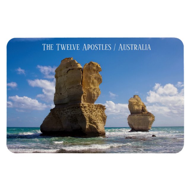 12 Apostles, Australien Magnet (Horisontell)