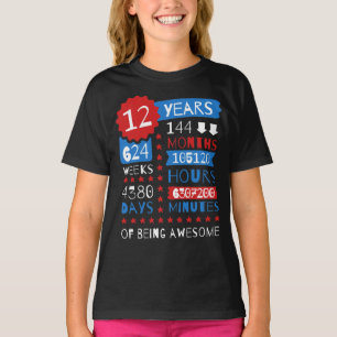 12 år av att vara enormt - utslagsplats för t shirt