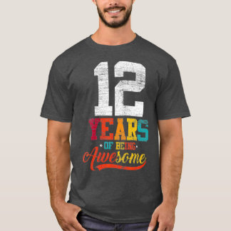 12 år av Fantastisk ger 12 år gamla T Shirt