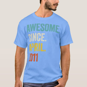 12 år Fantastisk sedan april 2011 12:e-födelsedag2 T Shirt