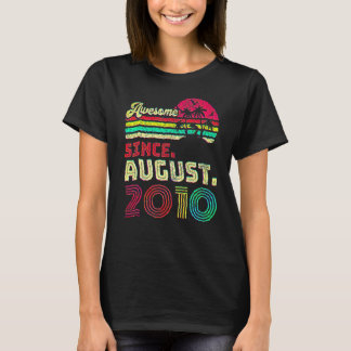 12 år gammal Fantastisk sedan augusti 2010 12:e Bi T Shirt
