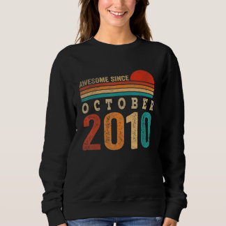 12 år gammal Fantastisk sedan oktober 2010 12:e T Shirt