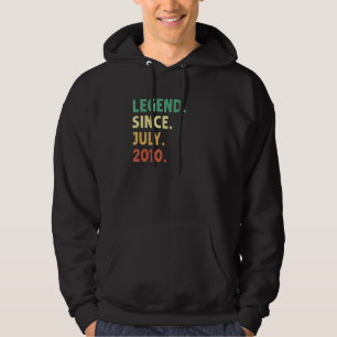 12 år gammal förklaring sedan juli 2010 12:e födel hoodie