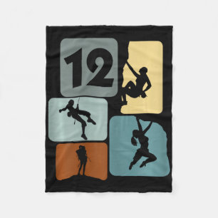12 år tjej Klättring Bouldering 12-årsdag C Fleecefilt