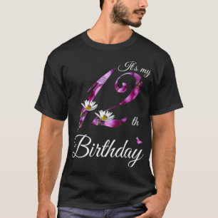 12-årig Blommigt 2010 Det är min 12:e-födelsedagsg T Shirt