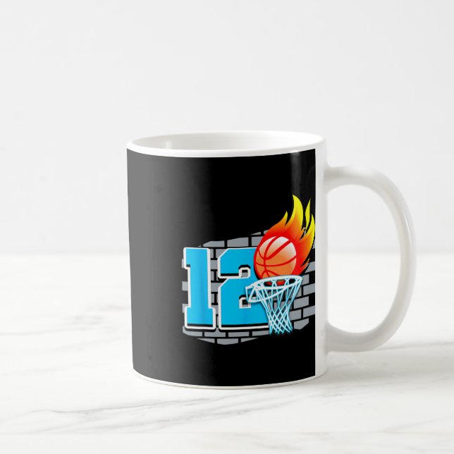 12 års 12:e Bysketbyll Födelsedagsfest Tema B Kaffemugg (Höger)