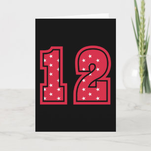 12 ÅRS GAMLA BIRTHDAY 12:e Birthday Kids Vintage Kort