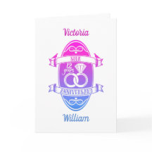 12 Års traditionell siden 12:e bröllopsdag