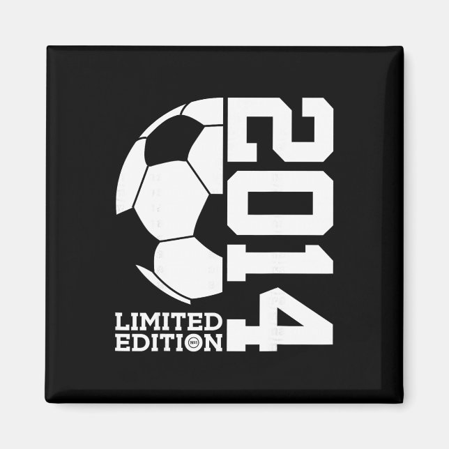 12-årsdag Fotboll Limited Edition 2014  Magnet (Framsidan)