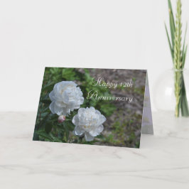 12-årsjubileumskort kort