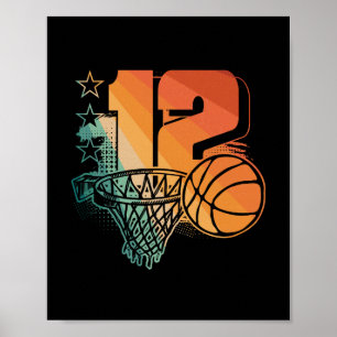 12-årspresent till pojke Skelettspelare Skelett 12 Poster