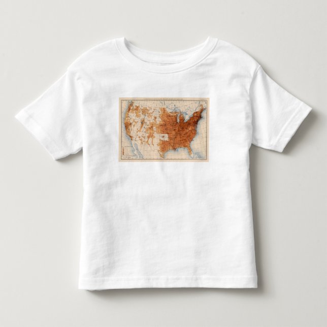 12 befolkning 1890 t-shirt (Framsida)