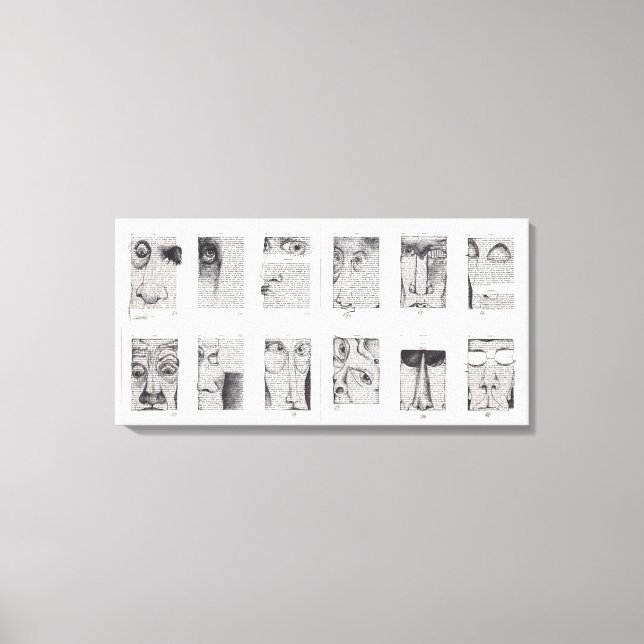 12 Bisclavets på Les Lais de Marie de Frankrike C Canvastryck (Framsida)