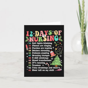 12 Dag för sjuksköterska på sjukhus Jul Nurse Jula Kort