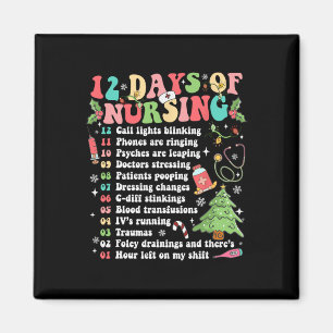 12 Dag för sjuksköterska på sjukhus Jul Nurse Jula Magnet
