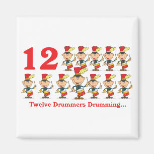 12 dagar 12 trummor magnet