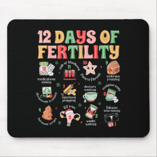 12 dagar av fertilitet Ivf-sjuksköterska jul Ob Gy Musmatta