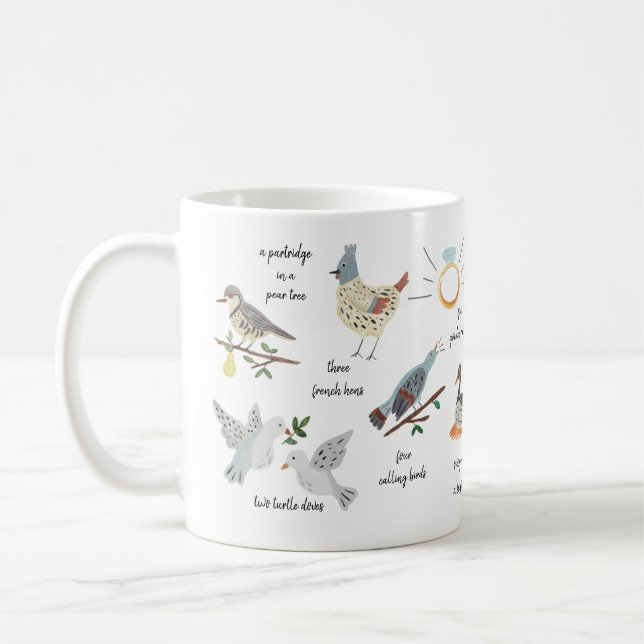 12 dagar av jul kaffemugg (Vänster)