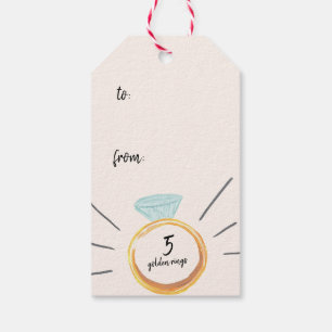 12 dagar av jul presentetikett