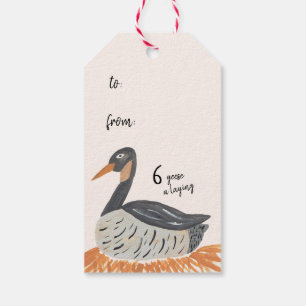 12 dagar av jul presentetikett