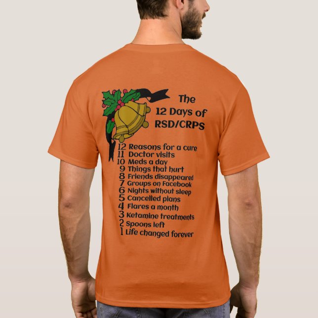 12 dagar av jul… RSD/CRPS T-shirt (Baksida)
